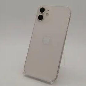 【中古】Apple au 【SIMロック解除済み】 iPhone 12 mini 128GB ホワイト MGDM3J/A【札幌南2条】保証期間１ヶ月【ランクB】