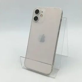 【中古】Apple au 【SIMロック解除済み】 iPhone 12 mini 128GB ホワイト MGDM3J/A【津田沼】保証期間１ヶ月【ランクC】