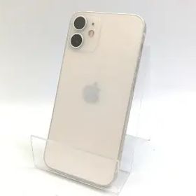 【中古】Apple au 【SIMロック解除済み】 iPhone 12 mini 128GB ホワイト MGDM3J/A【大宮東口】保証期間１ヶ月【ランクA】