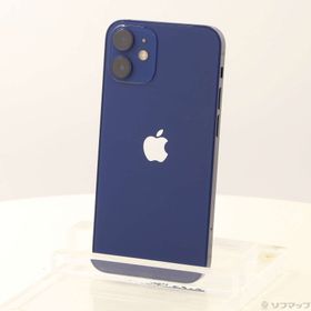 (中古)Apple iPhone12 mini 256GB ブルー MGDV3J/A SIMフリー(196-ud)