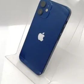【中古】Apple au 【SIMロック解除済み】 iPhone 12 mini 256GB ブルー MGDV3J/A【津田沼】保証期間１ヶ月【ランクC】