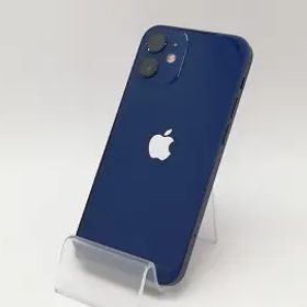 【中古】Apple 国内版 【SIMフリー】 iPhone 12 mini 256GB ブルー MGDV3J/A【府中ル・シーニュ】保証期間１週間【ランクC】