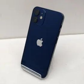 【中古】Apple docomo 【SIMロック解除済み】 iPhone 12 mini 64GB ブルー MGAP3J/A【仙台イービーンズ】保証期間１ヶ月【ランクA】