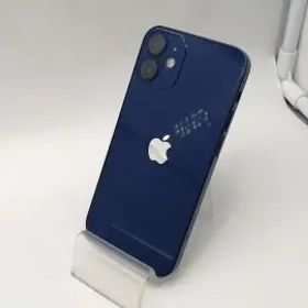 【中古】Apple au 【SIMロック解除済み】 iPhone 12 mini 64GB ブルー MGAP3J/A【OSU301】保証期間１ヶ月【ランクB】