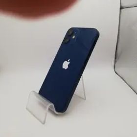 【中古】Apple au 【SIMロック解除済み】 iPhone 12 mini 64GB ブルー MGAP3J/A【新宿】保証期間１ヶ月【ランクA】