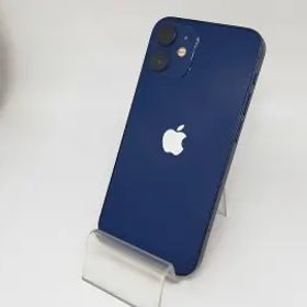 【中古】Apple ymobile 【SIMロック解除済み】 iPhone 12 mini 64GB ブルー MGAP3J/A【アリオ倉敷】保証期間１ヶ月【ランクB】