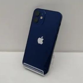 【中古】Apple UQmobile 【SIMロック解除済み】 iPhone 12 mini 64GB ブルー MGAP3J/A【仙台イービーンズ】保証期間１ヶ月【ランクB】