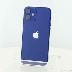 (中古)Apple iPhone12 mini 64GB ブルー MGAP3J/A SIMフリー(276-ud)