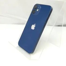 【中古】Apple SoftBank 【SIMロック解除済み】 iPhone 12 mini 64GB ブルー MGAP3J/A【札幌】保証期間１ヶ月【ランクB】