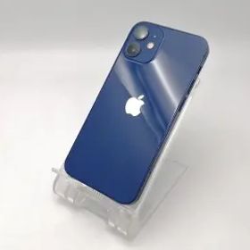 【中古】Apple ymobile 【SIMロック解除済み】 iPhone 12 mini 64GB ブルー MGAP3J/A【ECセンター】保証期間１ヶ月【ランクB】
