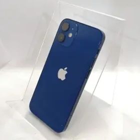 【中古】Apple au 【SIMロック解除済み】 iPhone 12 mini 64GB ブルー MGAP3J/A【池袋東口】保証期間１ヶ月【ランクA】