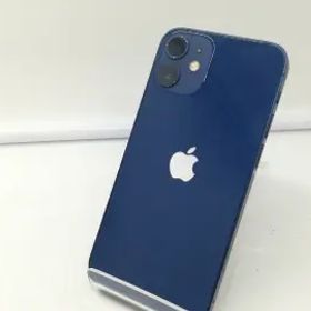 【中古】Apple SoftBank 【SIMロック解除済み】 iPhone 12 mini 64GB ブルー MGAP3J/A【札幌】保証期間１ヶ月【ランクB】