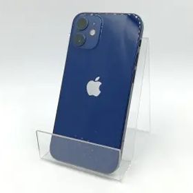 【中古】Apple SoftBank 【SIMロック解除済み】 iPhone 12 mini 64GB ブルー MGAP3J/A【千葉】保証期間１ヶ月【ランクC】
