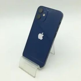 【中古】Apple au 【SIMロック解除済み】 iPhone 12 mini 64GB ブルー MGAP3J/A【OSU301】保証期間１ヶ月【ランクB】
