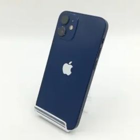 【中古】Apple SoftBank 【SIMロック解除済み】 iPhone 12 mini 64GB ブルー MGAP3J/A【福岡筑紫】保証期間１ヶ月【ランクC】