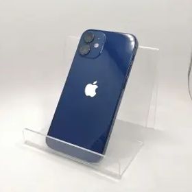 【中古】Apple au 【SIMロック解除済み】 iPhone 12 mini 64GB ブルー MGAP3J/A【川崎駅前】保証期間１ヶ月【ランクC】