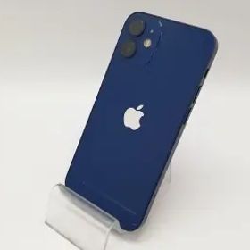 【中古】Apple ymobile 【SIMロック解除済み】 iPhone 12 mini 64GB ブルー MGAP3J/A【アリオ倉敷】保証期間１ヶ月【ランクC】