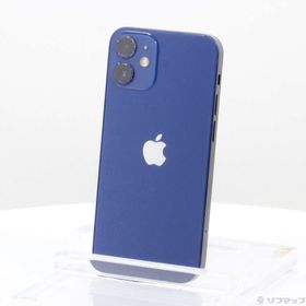 (中古)Apple iPhone12 mini 64GB ブルー MGAP3J/A SIMフリー(269-ud)