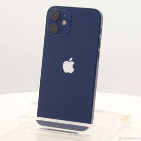 (中古)Apple iPhone12 mini 64GB ブルー MGAP3J/A SIMフリー(198-ud)