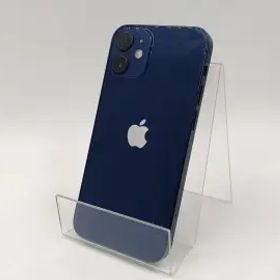 【中古】Apple SoftBank 【SIMロック解除済み】 iPhone 12 mini 64GB ブルー MGAP3J/A【千葉】保証期間１ヶ月【ランクB】