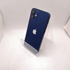 【中古】Apple SoftBank 【SIMロック解除済み】 iPhone 12 mini 64GB ブルー MGAP3J/A【三宮駅前】保証期間１ヶ月【ランクB】
