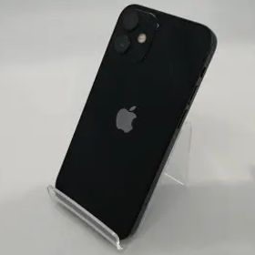 【中古】Apple au 【SIMロック解除済み】 iPhone 12 mini 128GB ブラック MGDJ3J/A【浜松駅前】保証期間１ヶ月【ランクC】