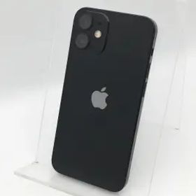 【中古】Apple au 【SIMロック解除済み】 iPhone 12 mini 128GB ブラック MGDJ3J/A【那珂川】保証期間１ヶ月【ランクC】
