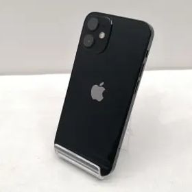 【中古】Apple SoftBank 【SIMロック解除済み】 iPhone 12 mini 128GB ブラック MGDJ3J/A【仙台イービーンズ】保証期間１ヶ月【ランクC】