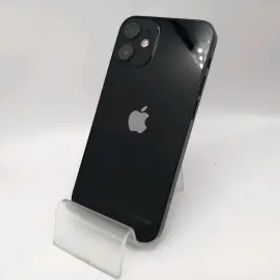 【中古】Apple au 【SIMロック解除済み】 iPhone 12 mini 128GB ブラック MGDJ3J/A【秋葉本店】保証期間１ヶ月【ランクB】