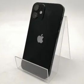 【中古】Apple SoftBank 【SIMロック解除済み】 iPhone 12 mini 128GB ブラック MGDJ3J/A【ECセンター】保証期間１ヶ月【ランクC】