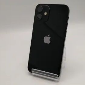 【中古】Apple 国内版 【SIMフリー】 iPhone 12 mini 128GB ブラック MGDJ3J/A【大須アメ横】保証期間１ヶ月【ランクC】