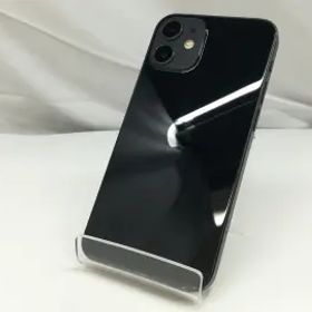 【中古】Apple au 【SIMロック解除済み】 iPhone 12 mini 128GB ブラック MGDJ3J/A【札幌】保証期間１ヶ月【ランクB】