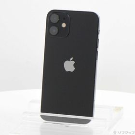 (中古)Apple iPhone12 mini 128GB ブラック MGDJ3J/A SIMフリー(377-ud)