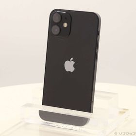 (中古)Apple iPhone12 mini 128GB ブラック MGDJ3J/A SIMフリー(352-ud)