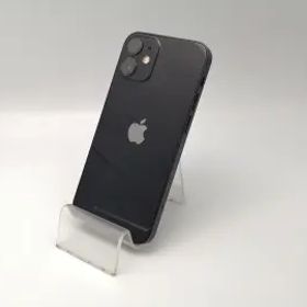 【中古】Apple docomo 【SIMロック解除済み】 iPhone 12 mini 128GB ブラック MGDJ3J/A【大阪堂島】保証期間１ヶ月【ランクC】