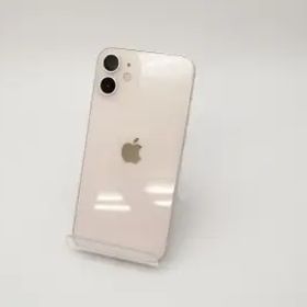 【中古】Apple au 【SIMロック解除済み】 iPhone 12 mini 256GB ホワイト MGDT3J/A【福岡天神】保証期間１ヶ月【ランクB】