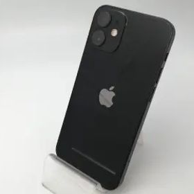 【中古】Apple au 【SIMロック解除済み】 iPhone 12 mini 64GB ブラック MGA03J/A【大阪堂島】保証期間１ヶ月【ランクB】