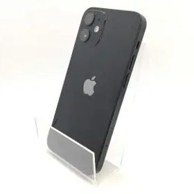 【中古】Apple au 【SIMロック解除済み】 iPhone 12 mini 64GB ブラック MGA03J/A【熊本】保証期間１ヶ月【ランクB】