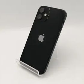 【中古】Apple 国内版 【SIMフリー】 iPhone 12 mini 64GB ブラック MGA03J/A【広島本通】保証期間１ヶ月【ランクC】