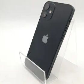 【中古】Apple SoftBank 【SIMロック解除済み】 iPhone 12 mini 64GB ブラック MGA03J/A【柏】保証期間１週間【ランクC】
