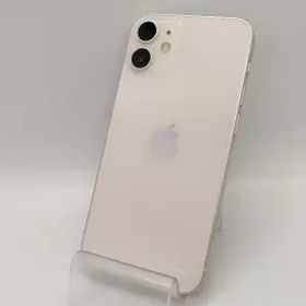【中古】Apple SoftBank 【SIMロック解除済み】 iPhone 12 mini 64GB ホワイト MGA63J/A【池袋東口】保証期間１ヶ月【ランクC】