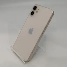 【中古】Apple SoftBank 【SIMロック解除済み】 iPhone 12 mini 64GB ホワイト MGA63J/A【浜松駅前】保証期間１ヶ月【ランクB】