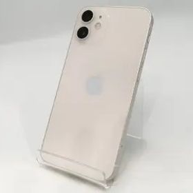 【中古】Apple au 【SIMロック解除済み】 iPhone 12 mini 64GB ホワイト MGA63J/A【宇田川】保証期間１ヶ月【ランクC】