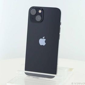 〔中古〕Apple(アップル) iPhone13 128GB ミッドナイト MLNC3J／A SIMフリー〔258-ud〕