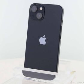 〔中古〕Apple(アップル) iPhone13 128GB ミッドナイト MLNC3J／A SIMフリー〔198-ud〕
