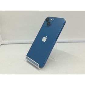 【中古】Apple au 【SIMフリー】 iPhone 13 128GB ブルー MLNG3J/A【札幌】保証期間１週間【ランクC】