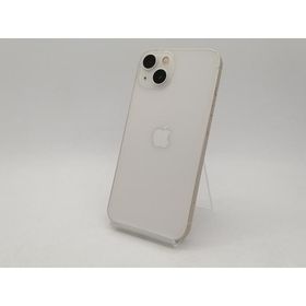 【中古】Apple SoftBank 【SIMフリー】 iPhone 13 256GB スターライト MLNJ3J/A【札幌南2条】保証期間１週間【ランクC】