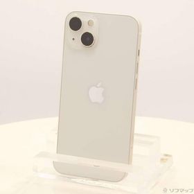 〔中古〕Apple(アップル) iPhone13 256GB スターライト MLNJ3J／A SIMフリー〔262-ud〕
