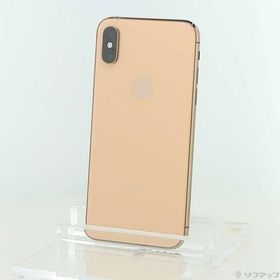 〔中古〕Apple(アップル) iPhoneXS 256GB ゴールド MTE22J／A SIMフリー〔258-ud〕