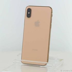 〔中古〕Apple(アップル) iPhoneXS 256GB ゴールド MTE22J／A SIMフリー〔377-ud〕